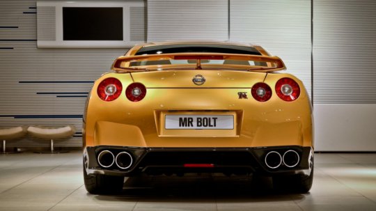 Nissan’s GT-R “Bolt Gold” Vehicle by Usain Bolt