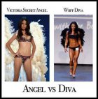 Victoria's Secret Angel vs WBFF Diva
