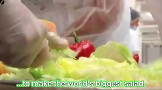 მსოფლიოს ყველაზე დიდი სალათი