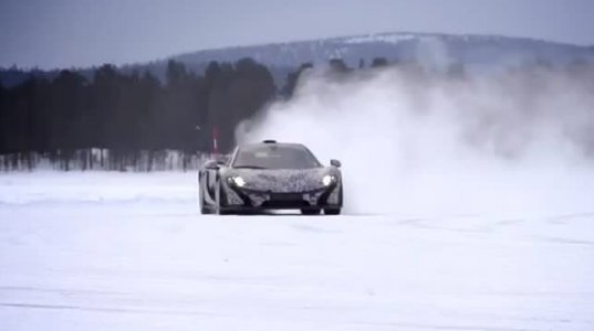 The McLaren P1™  - ტესტი თოვლზე
